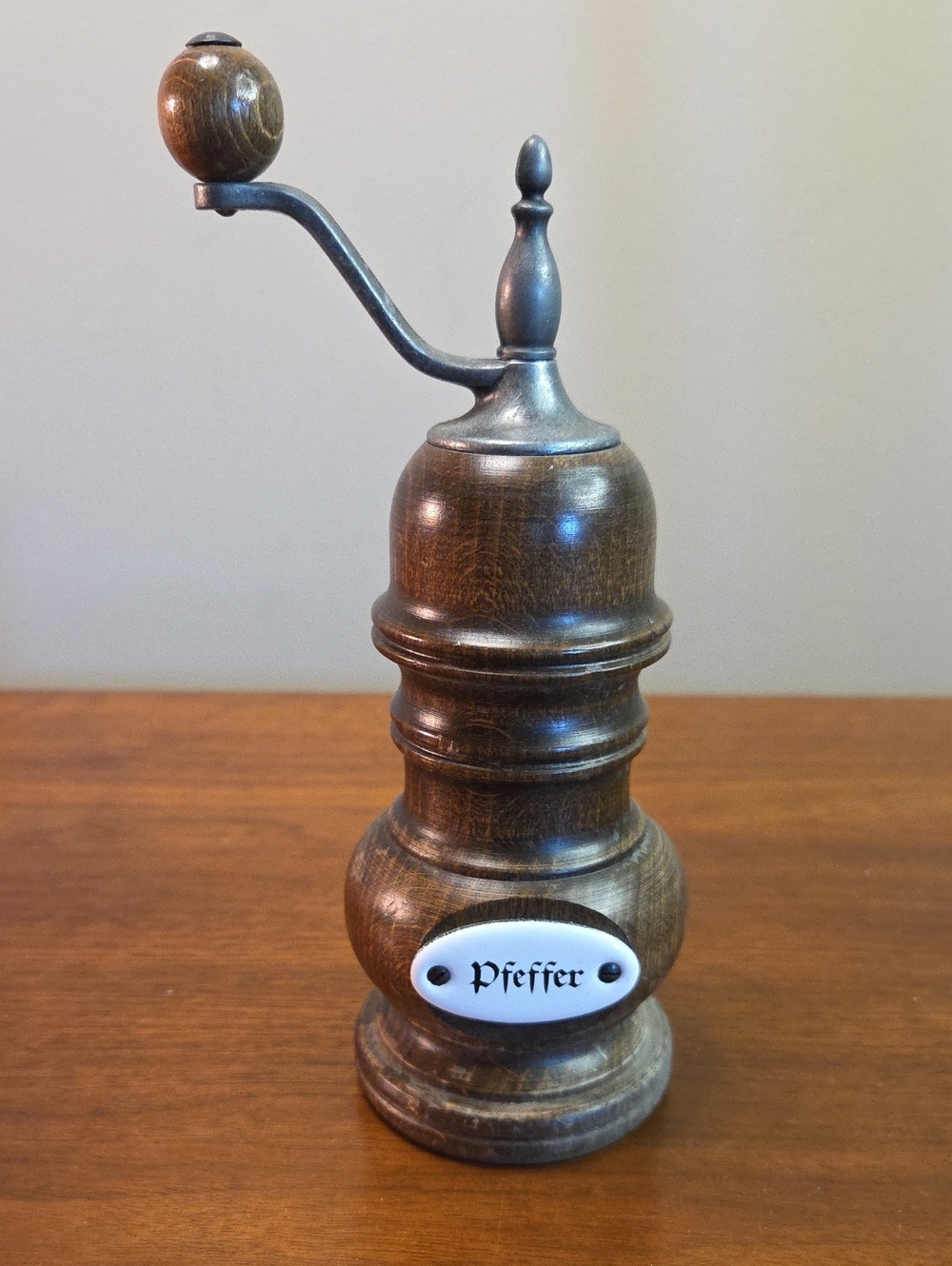 Vintage Pepper Mill Pfeffer Zassenhaus W Germany